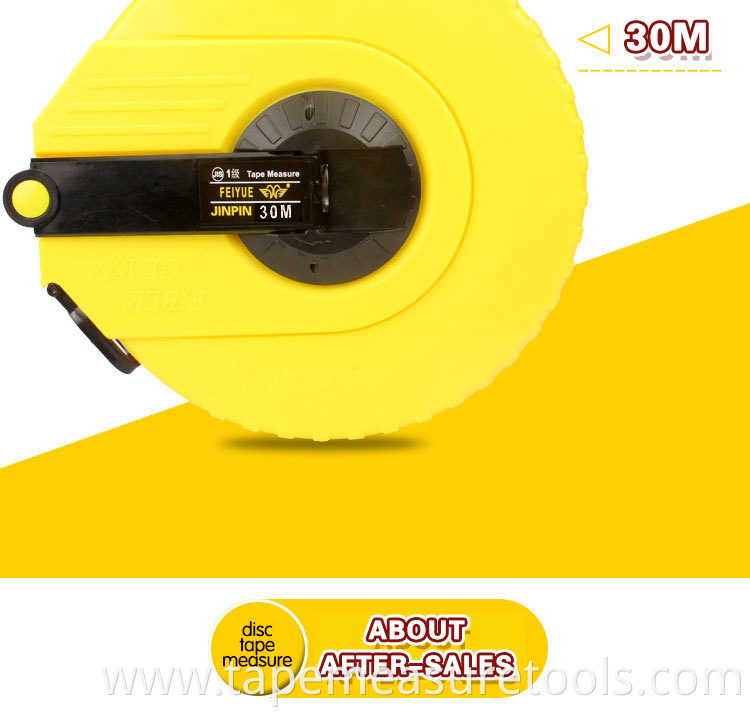 Factory direct sales portable new 50 meter fiberglass long tape measure soft measuring tape